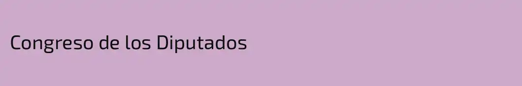 Congreso de los Diputados